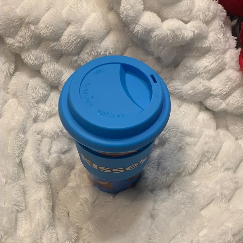 🌹Hershey's Kisses “Trademark” AUTHENTIC YUMMY INSPIRED Blue Mug •
